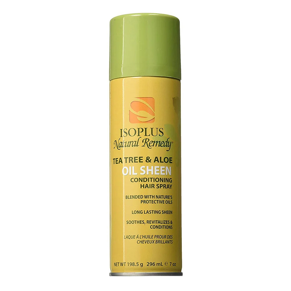 Smart Isoplus Natural Remedy Tea Tree And Aloe Oil Sheen Conditioning Hair Spray 7 Oz Smooth