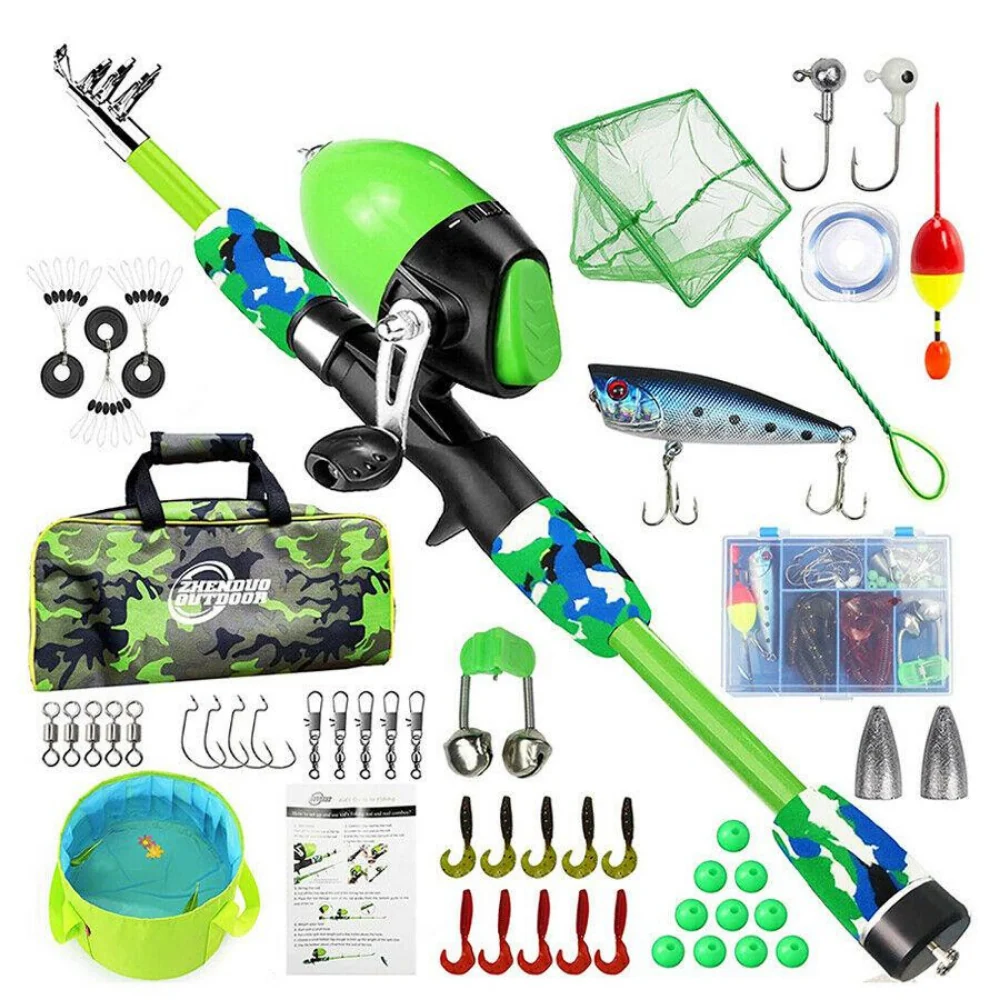 Innovative Portable Kids Fishing Pole Kit Genuine