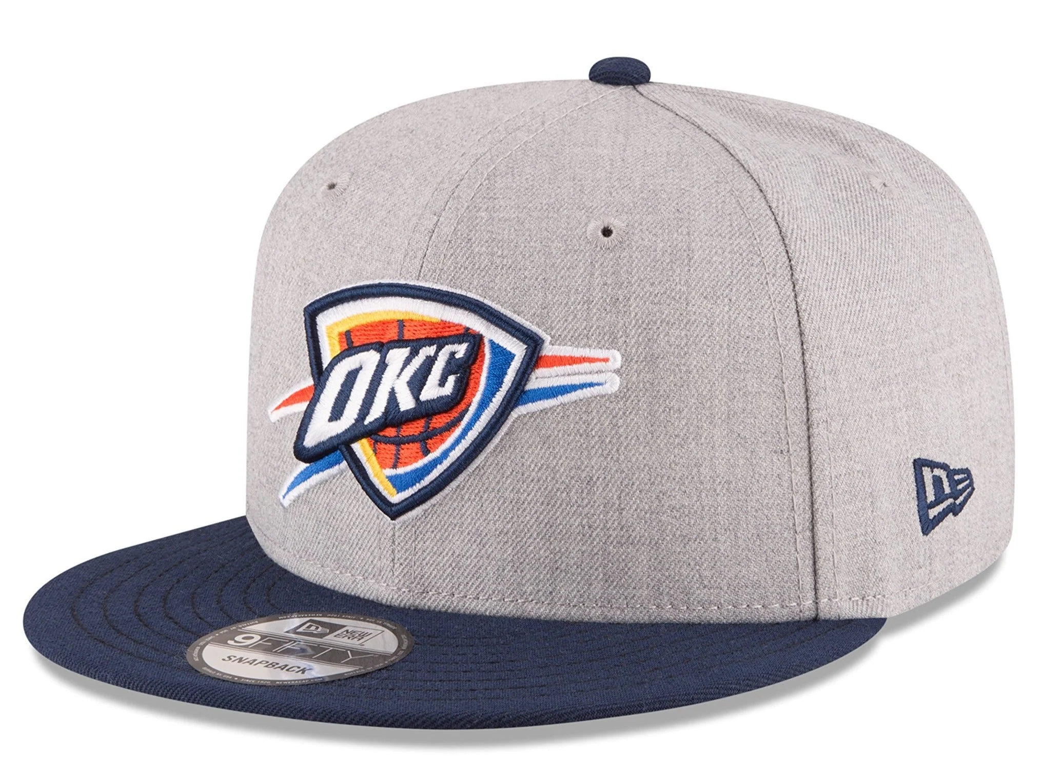 Effective New Era Men's NBA Oklahoma City Thunder 950 2Tone Snapback Hats High-End