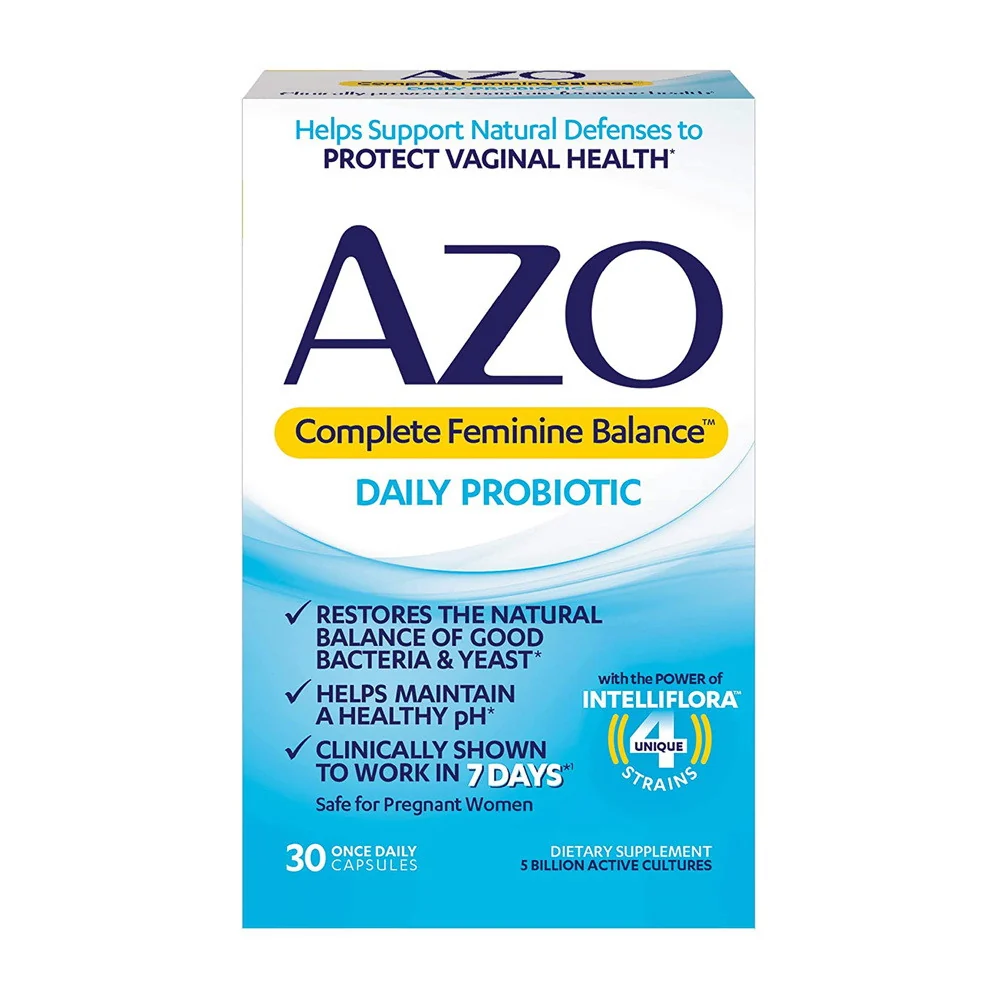 Reusable Azo Complete Feminine Balance Probiotic for Women 30 Ea Casual