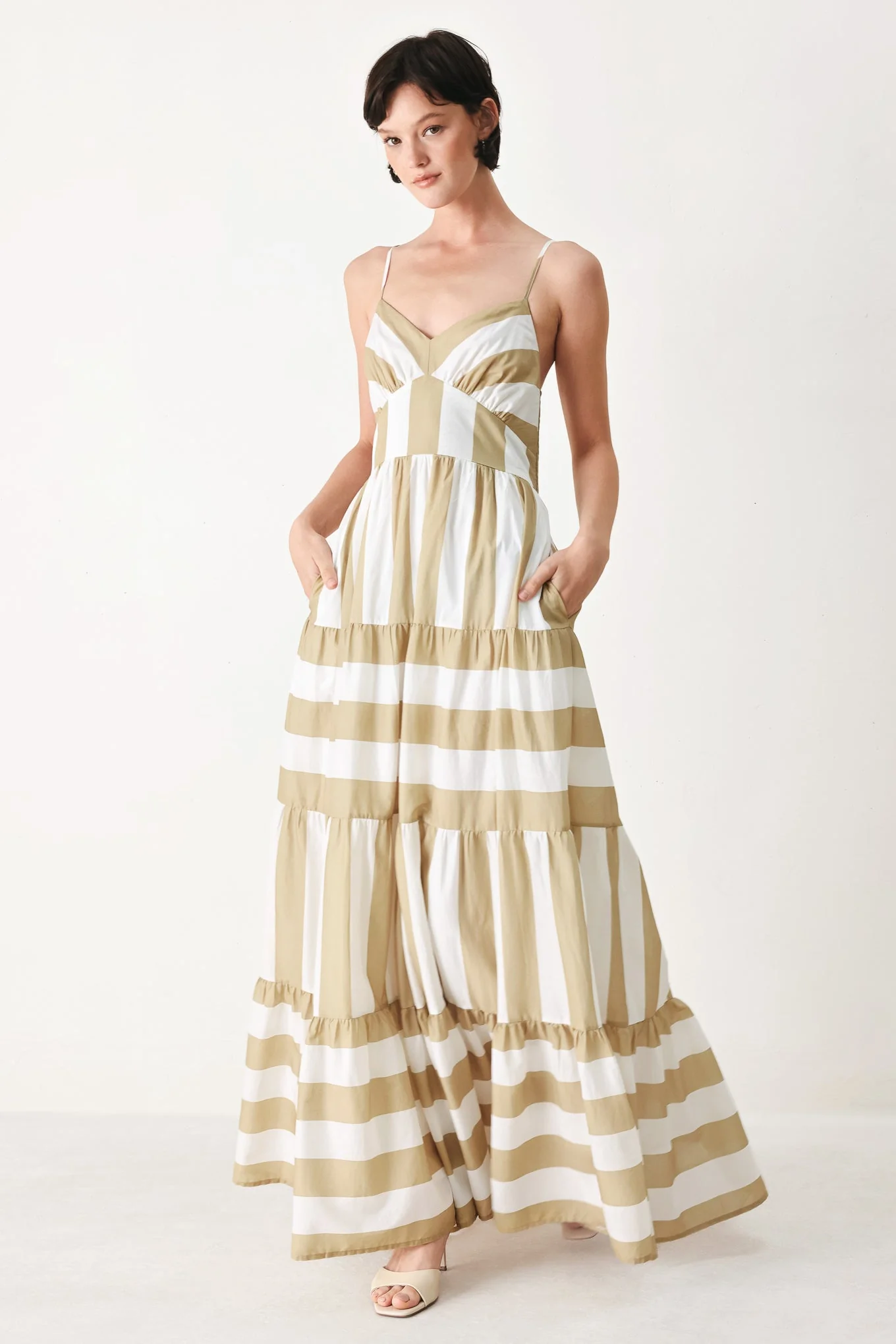Comfortable Sunkissed Boardwalk Woven Maxi Dress Original Design