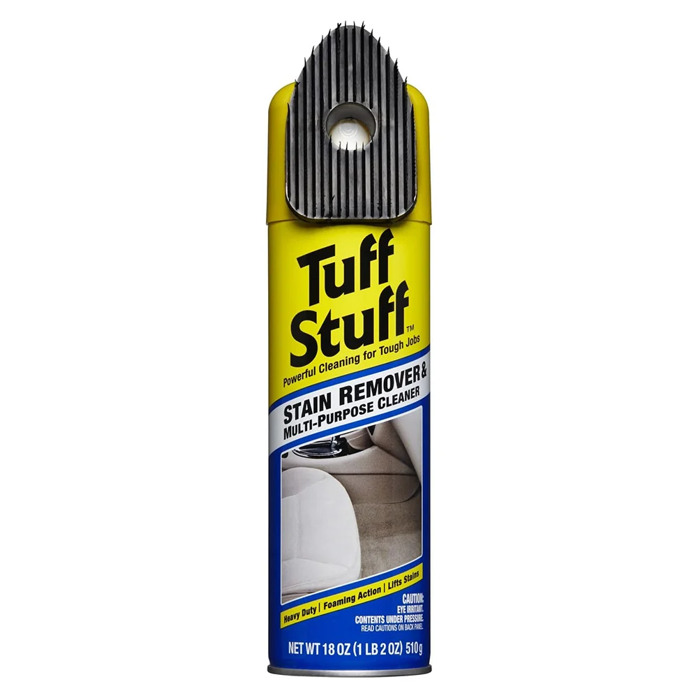 Environmentally Friendly Tuff Stuff Car Cleaner and Stain Remover and Multi Purpose Cleaner Foaming Action 18Oz 510g Reusable