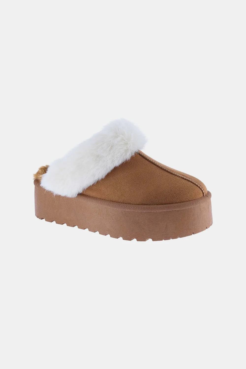 Comfortable Weeboo Thick Bottom Fur Trim Snow Slippers Carefully Designed
