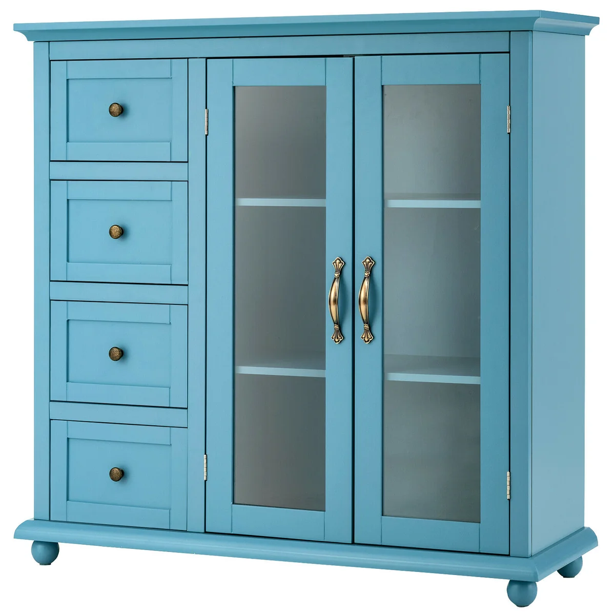 Comfortable Spacious Kitchen Sideboard Buffet Storage Table Reusable