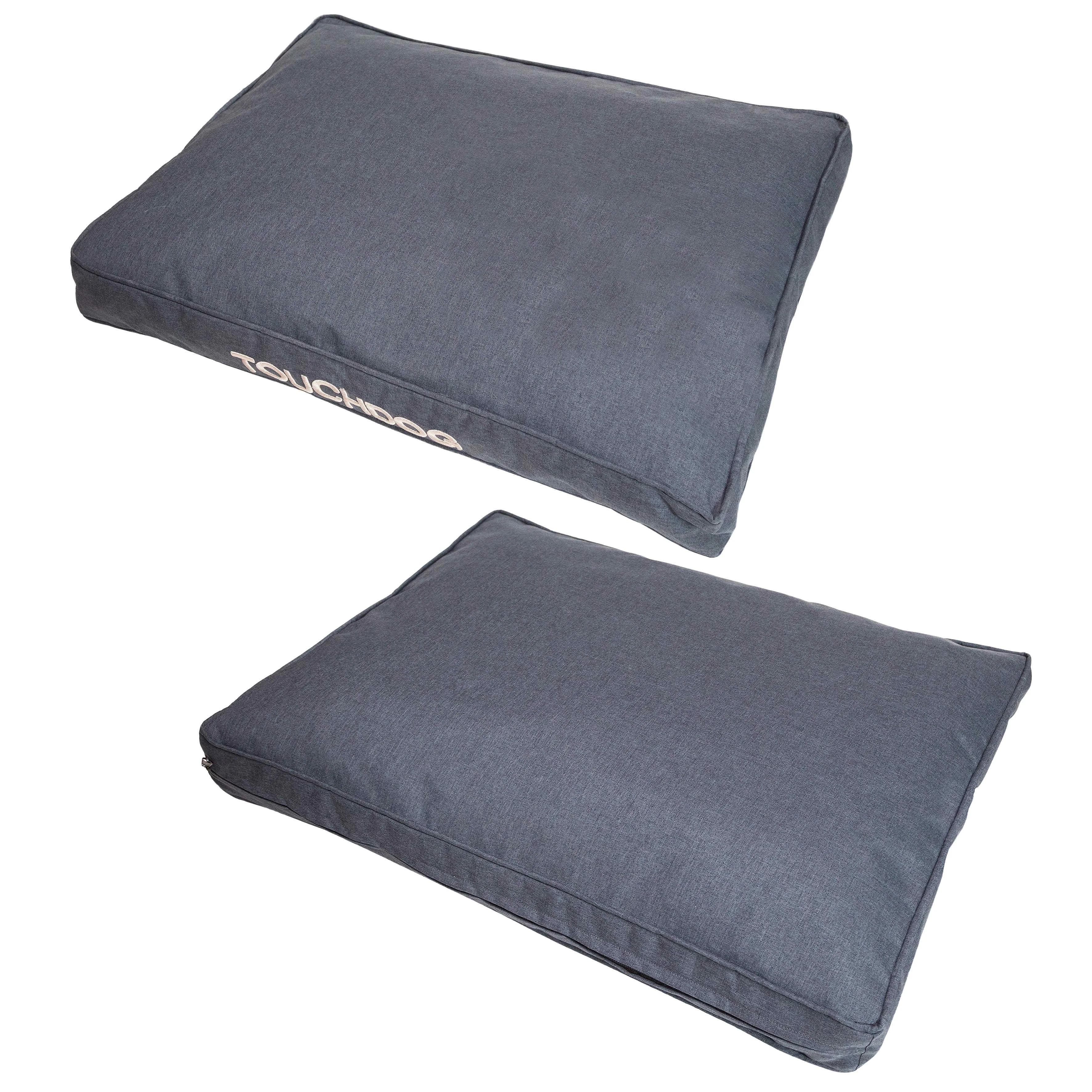 Top-Quality Pet Life Touchdog 'Hushky' Water-Resistant Premium Rectangular Raised Dog Mat Powerful