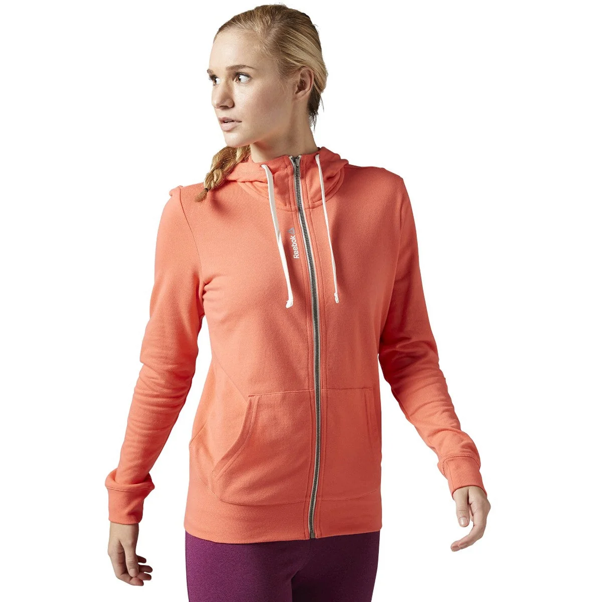 World-Class Reebok Women's Elements Full Zip Hoodie Sweaters Fast