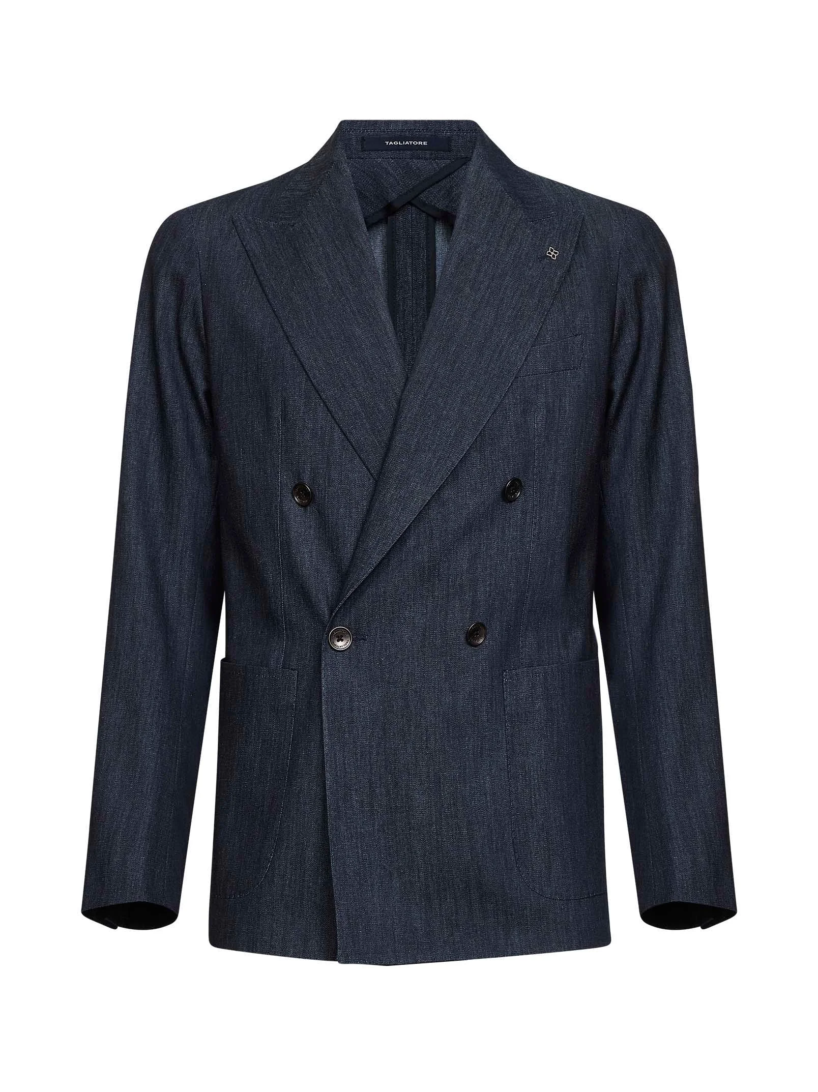 Specialty Blazer Montecarlo Blue Cotton Contemporary