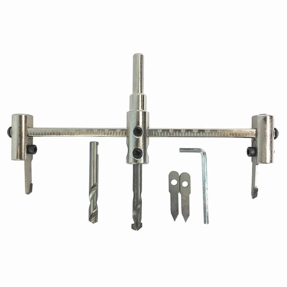 Natural Large Hole Adjustable Carbide Tipped Circle Cutter Drill Bit Traditional