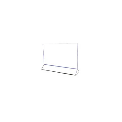 Traditional 5 1 2 x 3 1 2 Clear Acrylic Plastic Table Business Card Holder Display Stand Secure