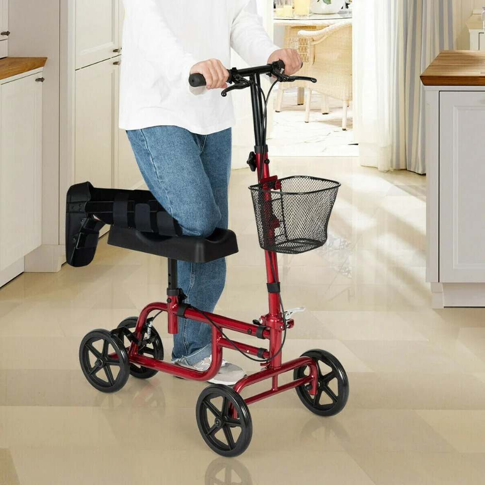 Breathable Steerable Folding All Terrain Medical Knee Walker Scooter Original