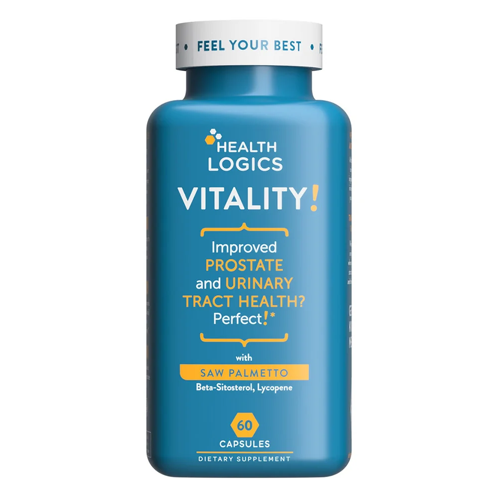 Effective Health Logics Vitality Improved Prostate and Urinary Tract Health Capsules 60Ea Efficient