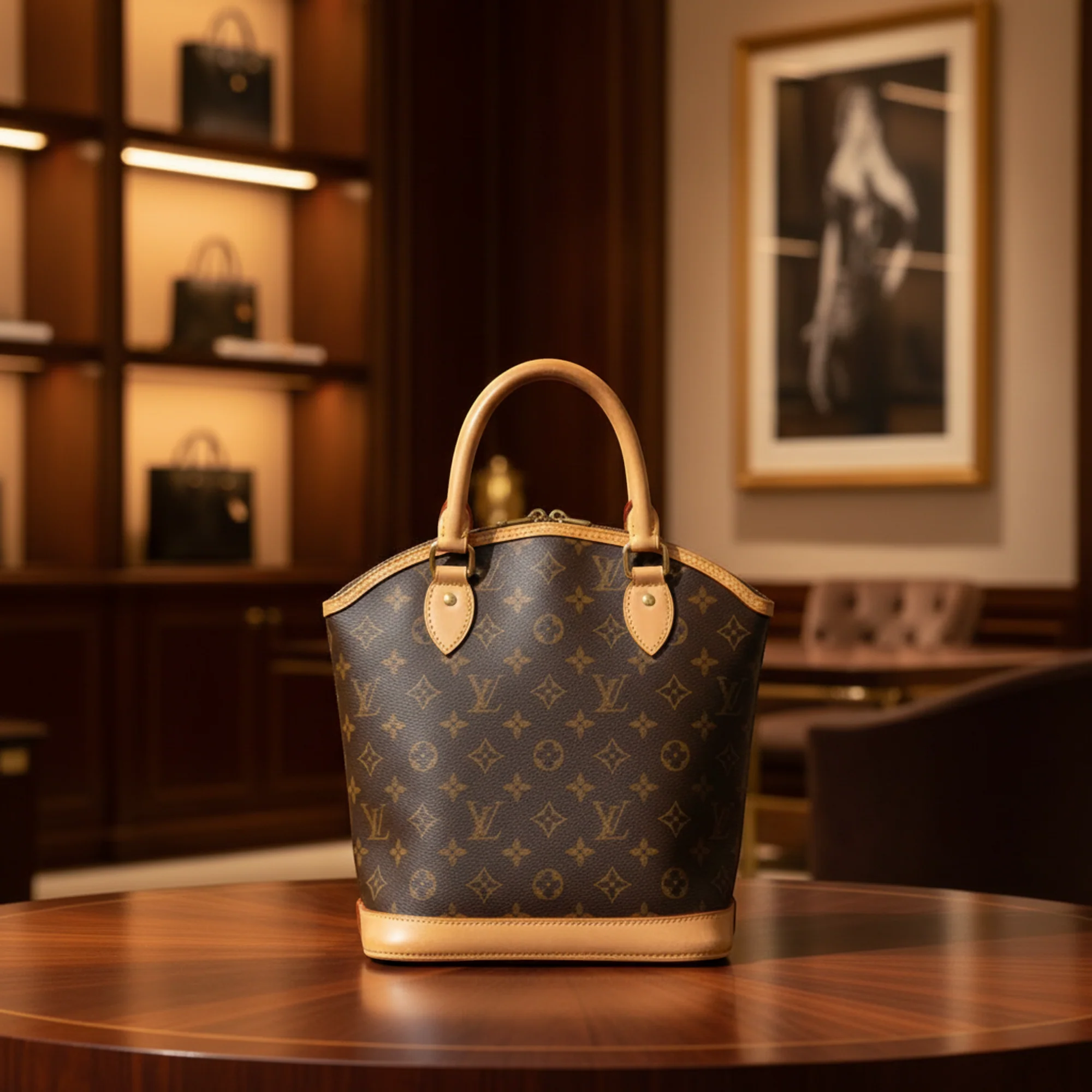 Fine Crafted Louis Vuitton Lockit · Monogram Pure