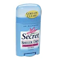 Carefully Designed Secret Sheer Dry Anti-Perspirant Deodorant Invisible Solid Powder Fresh - 1.6 Oz Exclusive