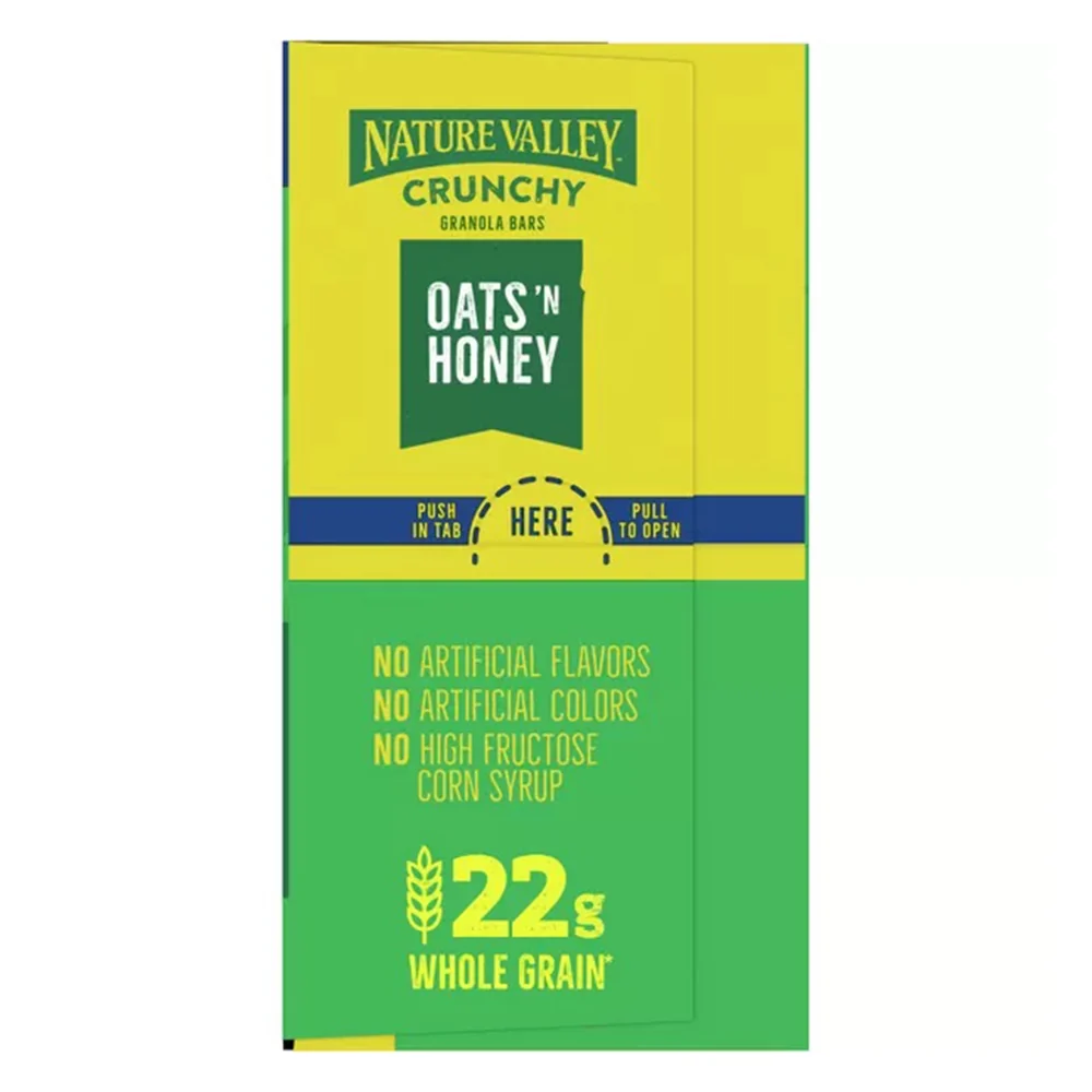 Secure Nature Valley Crunchy Oats and Honey Granola Bars Snack that Healthy and Tasty 12Ea Expertly Made