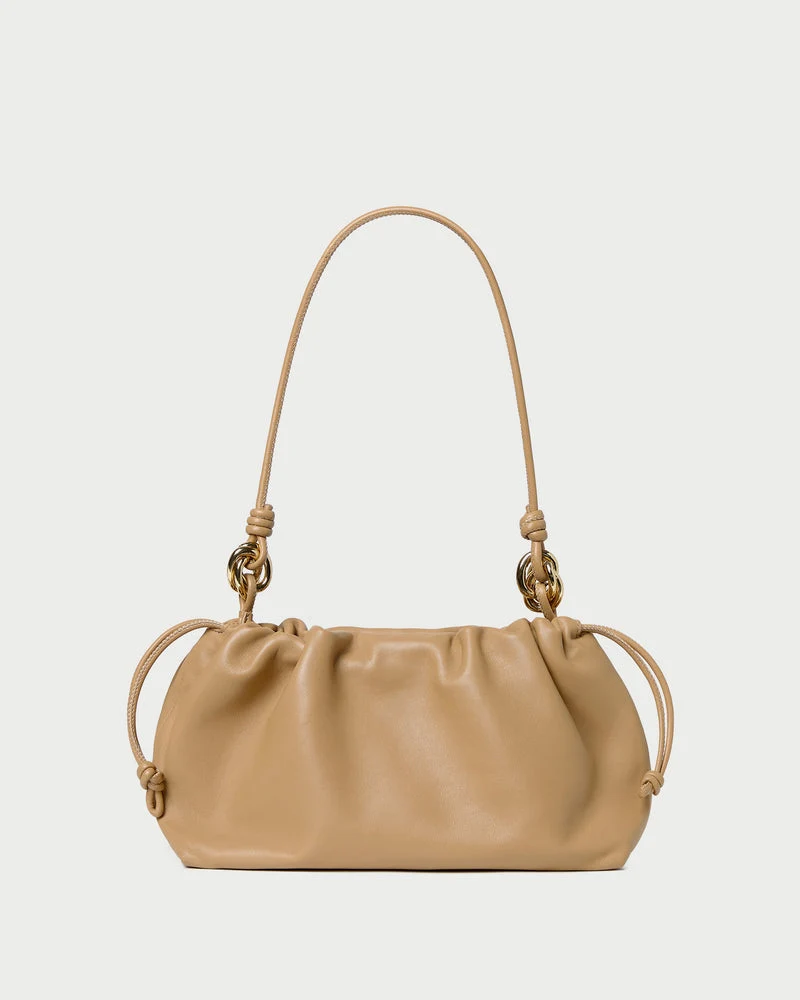 Authentic Loeffler Randall Kiri Multi Ring Dumpling Pouch in Khaki Genuine