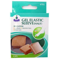 Sophisticated Oppo Half Gel Toe Elastic Sleeve Size Small Model No 6702 - 2 Pack Quality