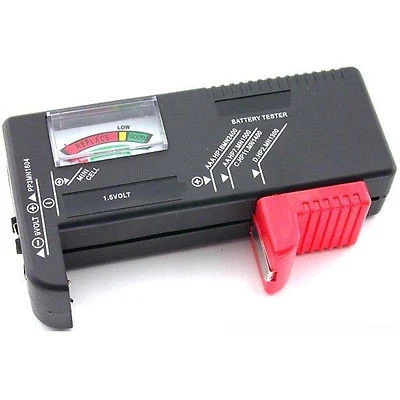 Next-Generation AA AAA C D 9V Button Cell Voltage Battery Tester Testing Check Checking Tool Crafted