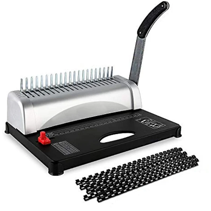High-End Premium Book Spiral Comb Binding Machine 21 Hole Eco-Friendly