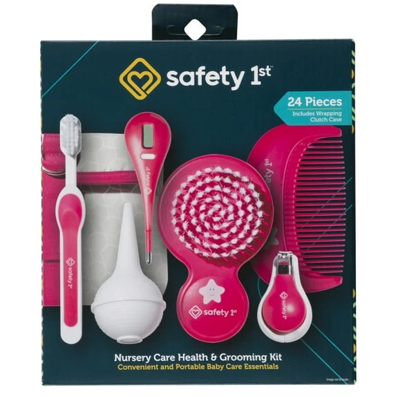 Luxury SAFETY FIRST NURERY CARE HEALTH GROOMING KIT PORTABLE BABY CARE ESSENTIALS Easy-to-Use