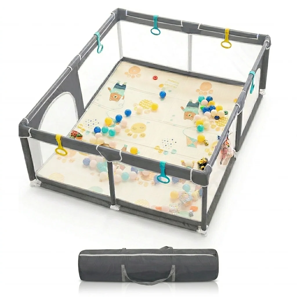 Superior Dearlomum Extra Large Baby Playpen 71x59 Optimized