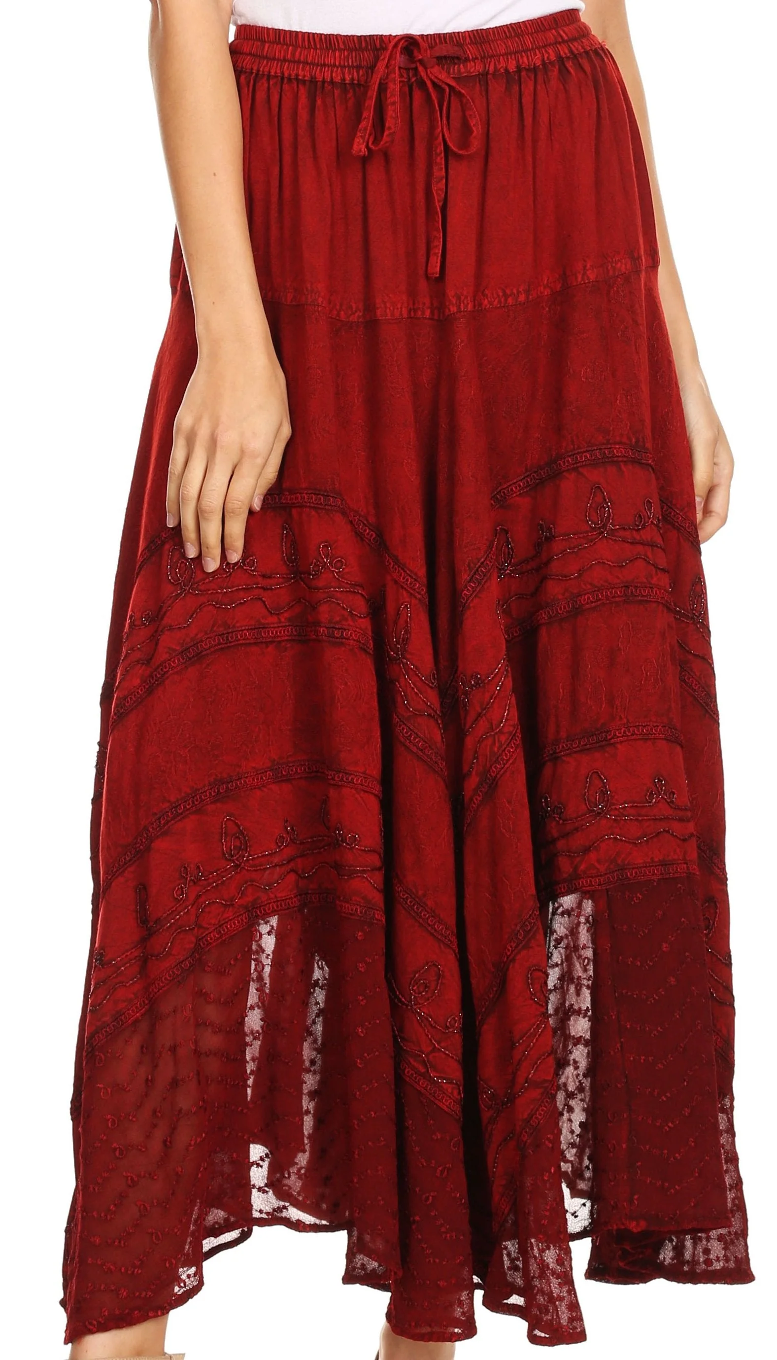 Natural Sakkas Ivy Maiden Boho Skirt Flexible