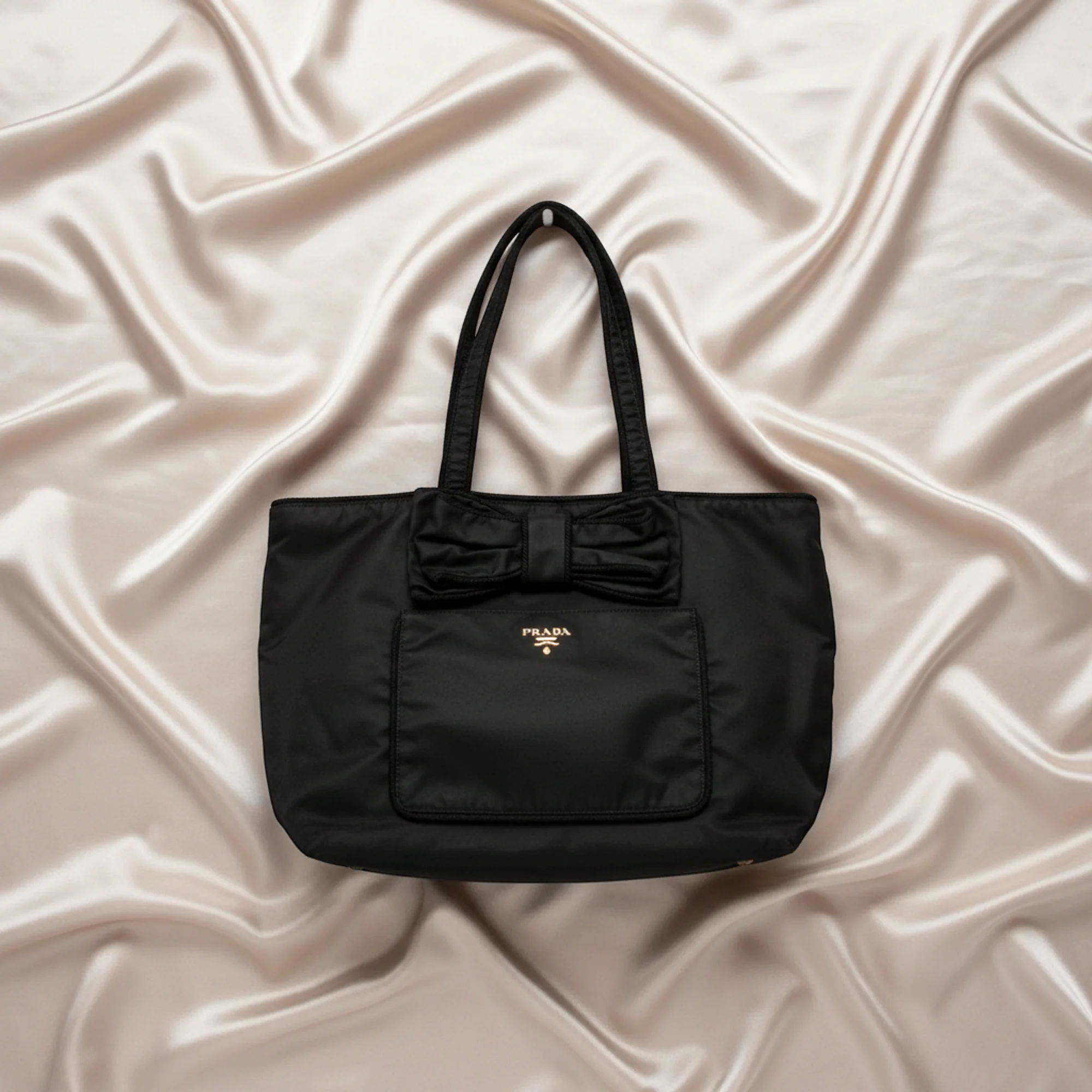 Organic Prada Tessuto · Ribbon Tote · Nylon Fine