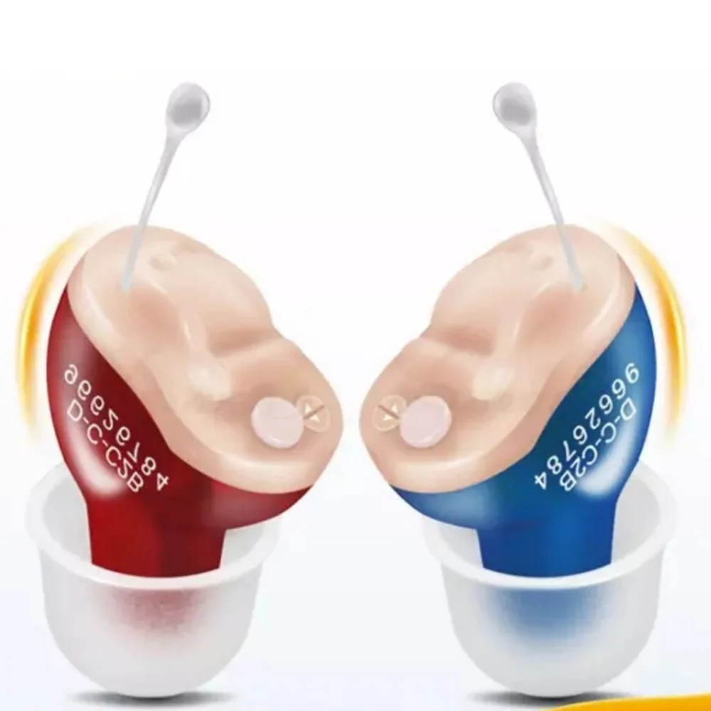 Versatile Small Invisible In Ear Rechargeable Hearing Aids Lightweight