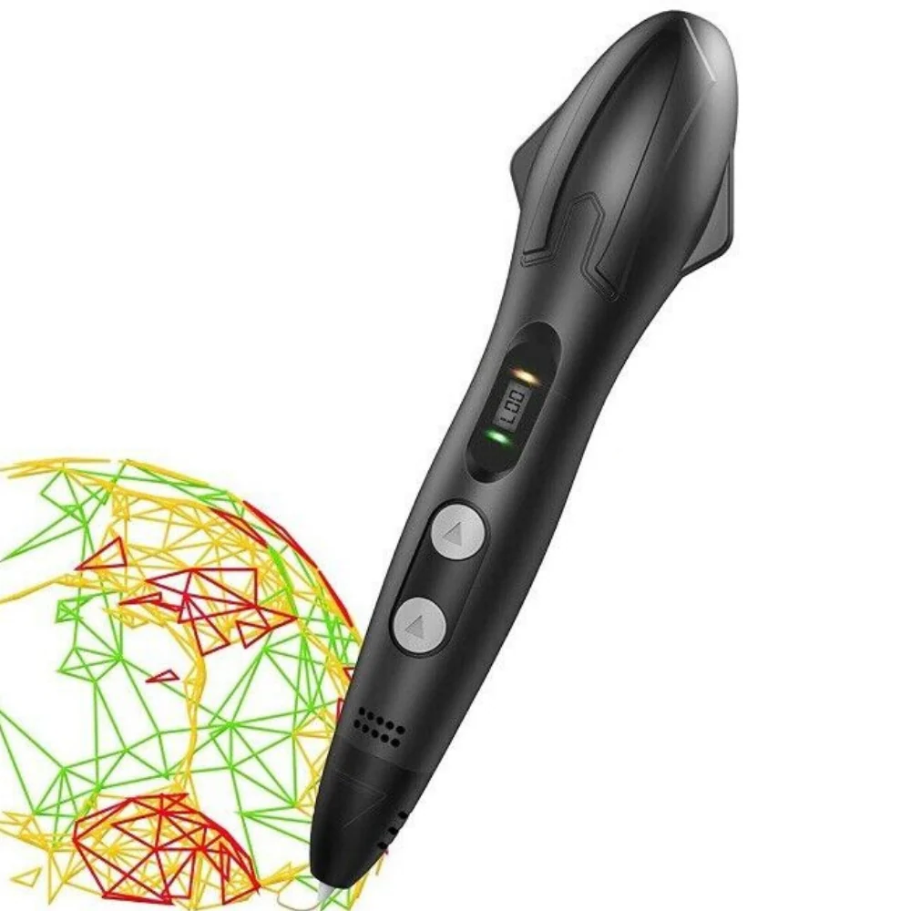 Breathable 3D Printing Drawing Art Pen Set With LCD Screen Casual