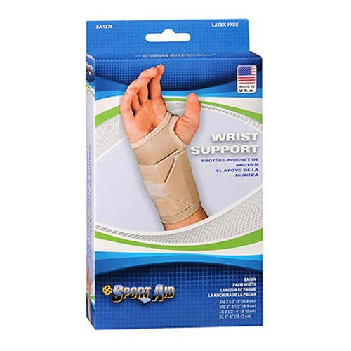 Genuine Sportaid Wrist Brace for Carpal Tunnel Beige Left Small 1 Ea Carefully Designed