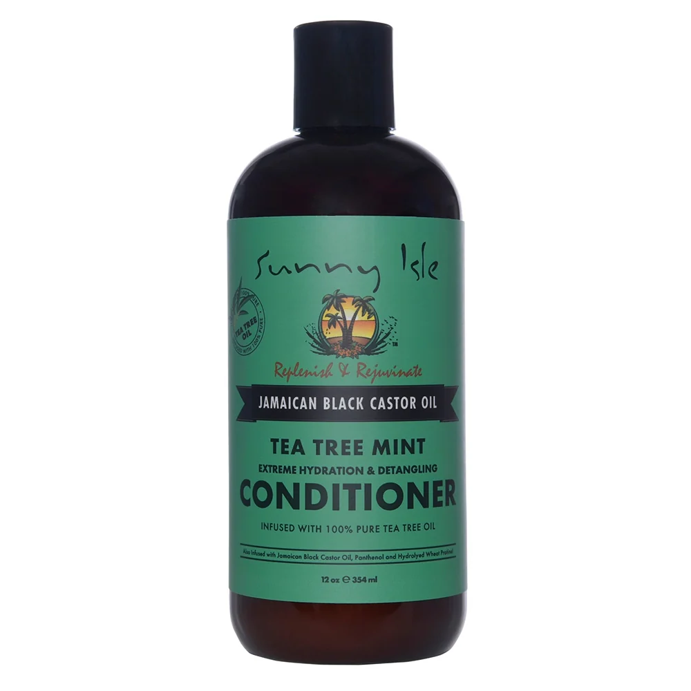 Authentic Sunny Isle Jamaican Black Castor Oil Tea Tree Mint Hair Conditioner 12Oz 354ml Modern