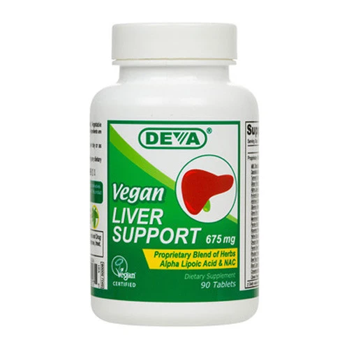 Solid Deva Nutrition Vegan Liver Support 675 Mg Tablets - 90 Ea Consistent
