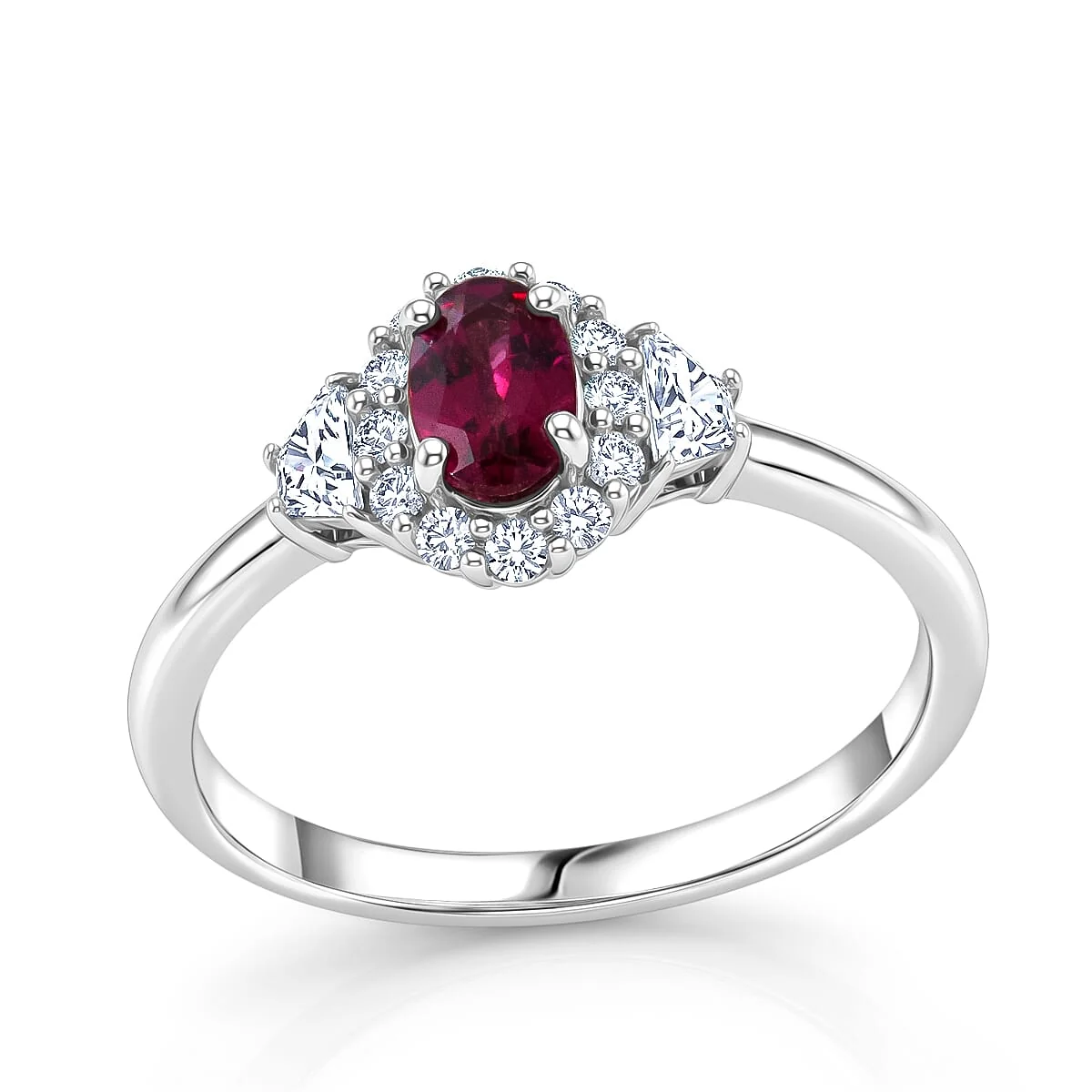 Relaxed HomeJewelryRingsHalo Rings 8585095 Verified