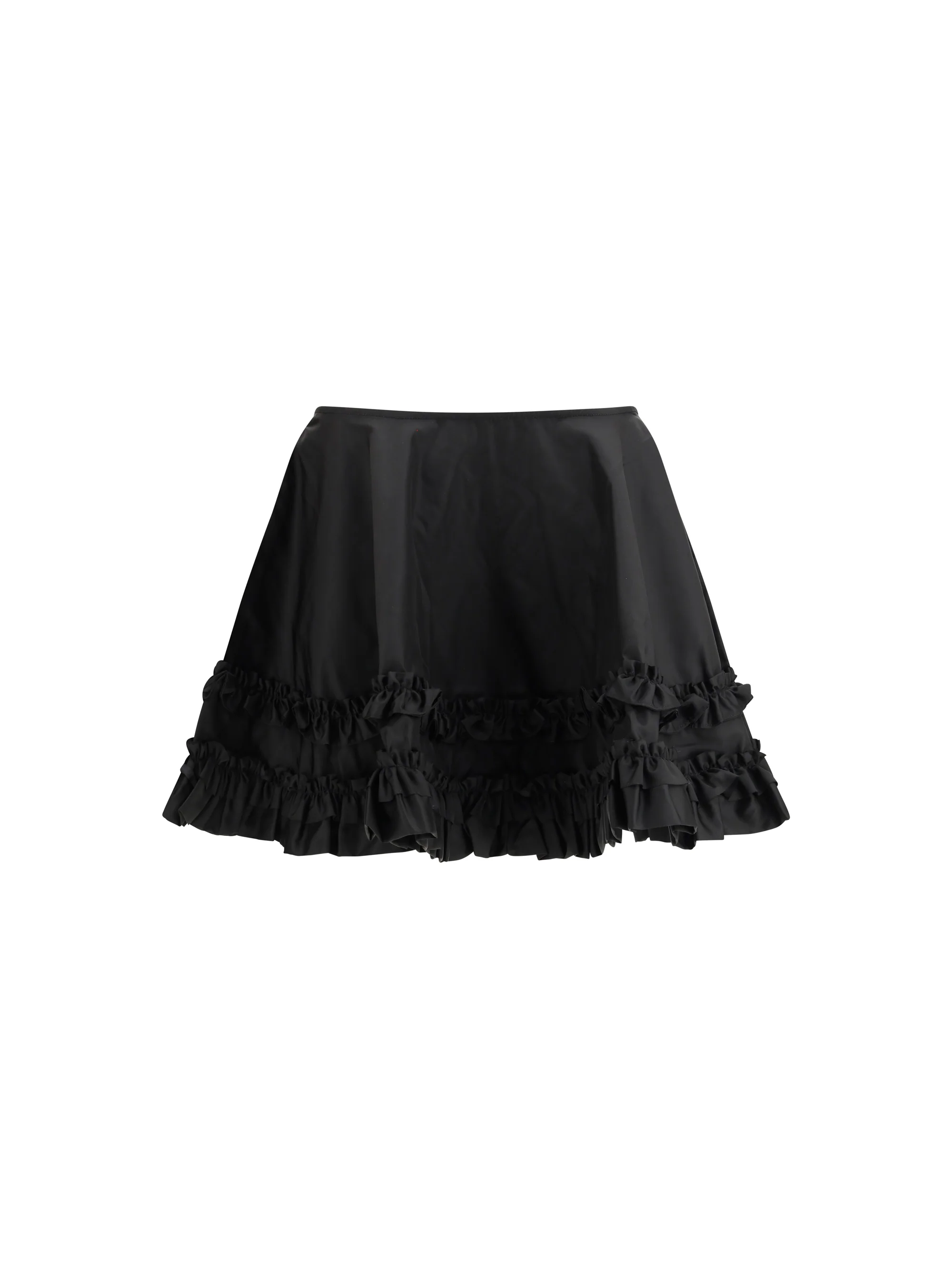 Trusted Skirt Duchesse Nylon Mini Frill Black Fashionable