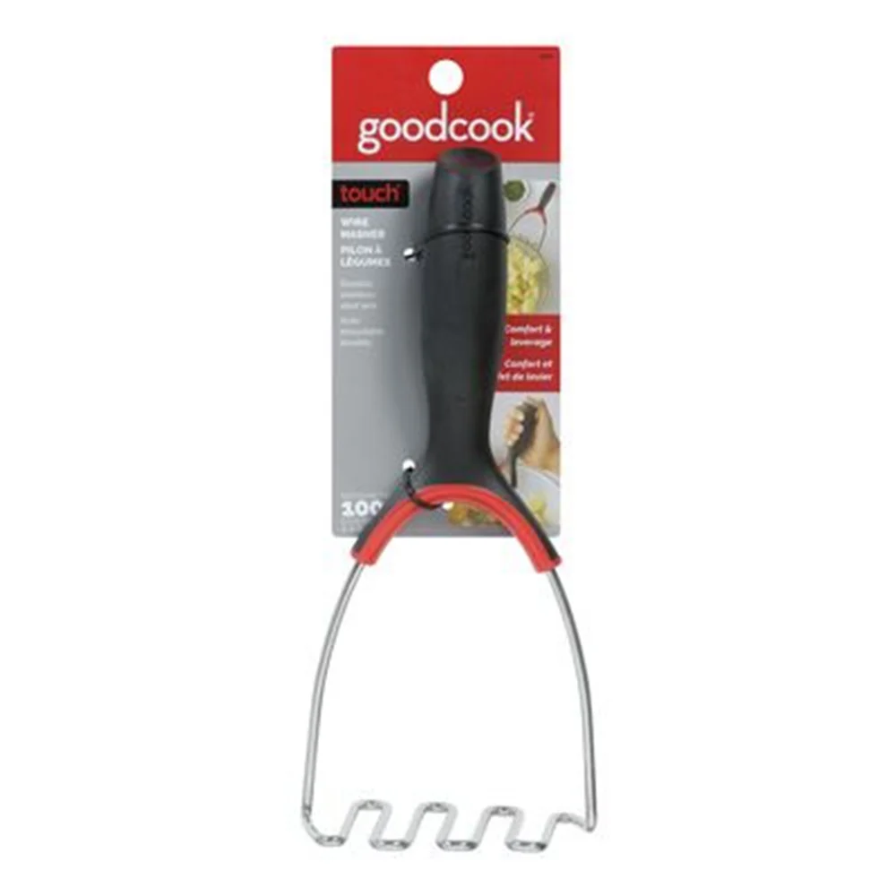 Detailed GoodCook Touch Stainless Steel Masher 1Ea Sustainable