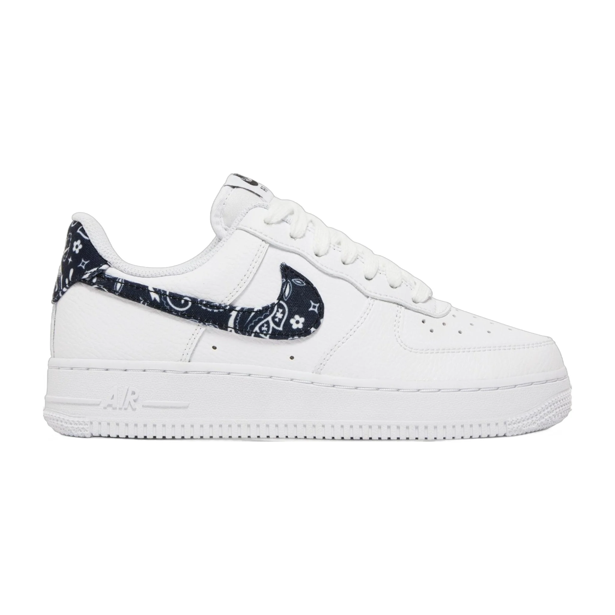 User-Friendly Nike Women's Air Force 1 Low '07 Essential W 'White Black Paisley' Sneakers Exceptional