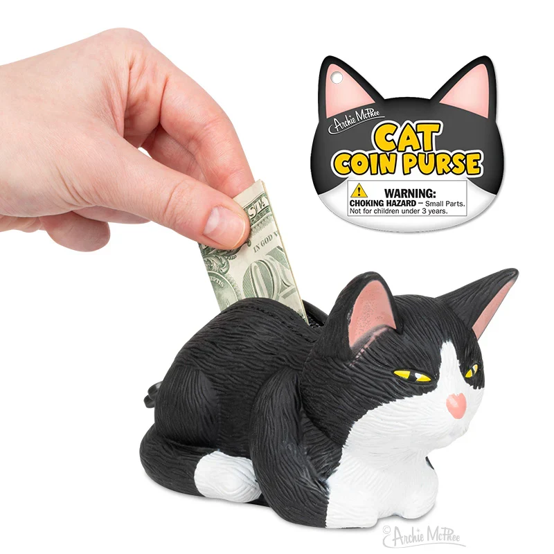 Carefully Designed Cat Coin Purse Tuxedo Selected