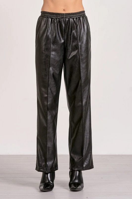 Comfortable Jaya Faux Leather Pant Safe