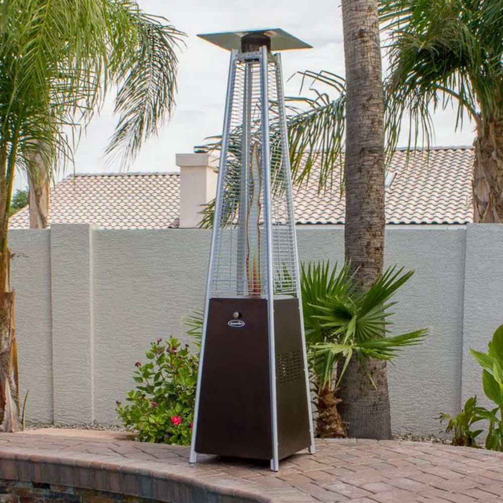 Efficient Powerful Standing Outdoor Propane Gas Patio Tower Deck Heater Functional