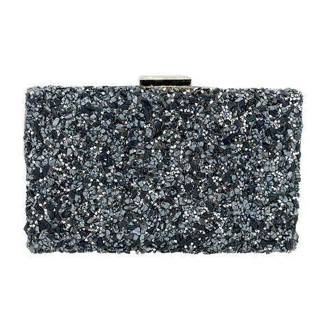 Responsible Mother of Pearl Cluster Clutch Crossbody Bag Quality