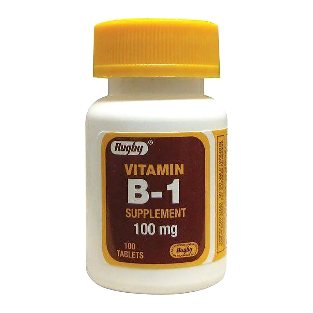 Pure Rugby Vitamin B-1 100 Mg Supplement Tablets 100 Ea Elite