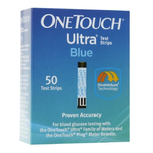Lightweight One Touch Ultra Test Strips Blue - 50 Ea Fashionable