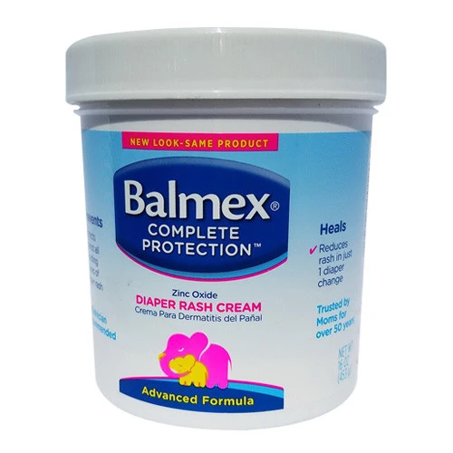 High-Quality Balmex Complete Zinc Oxide Protection Diaper Rash Cream - 16 Oz Safe