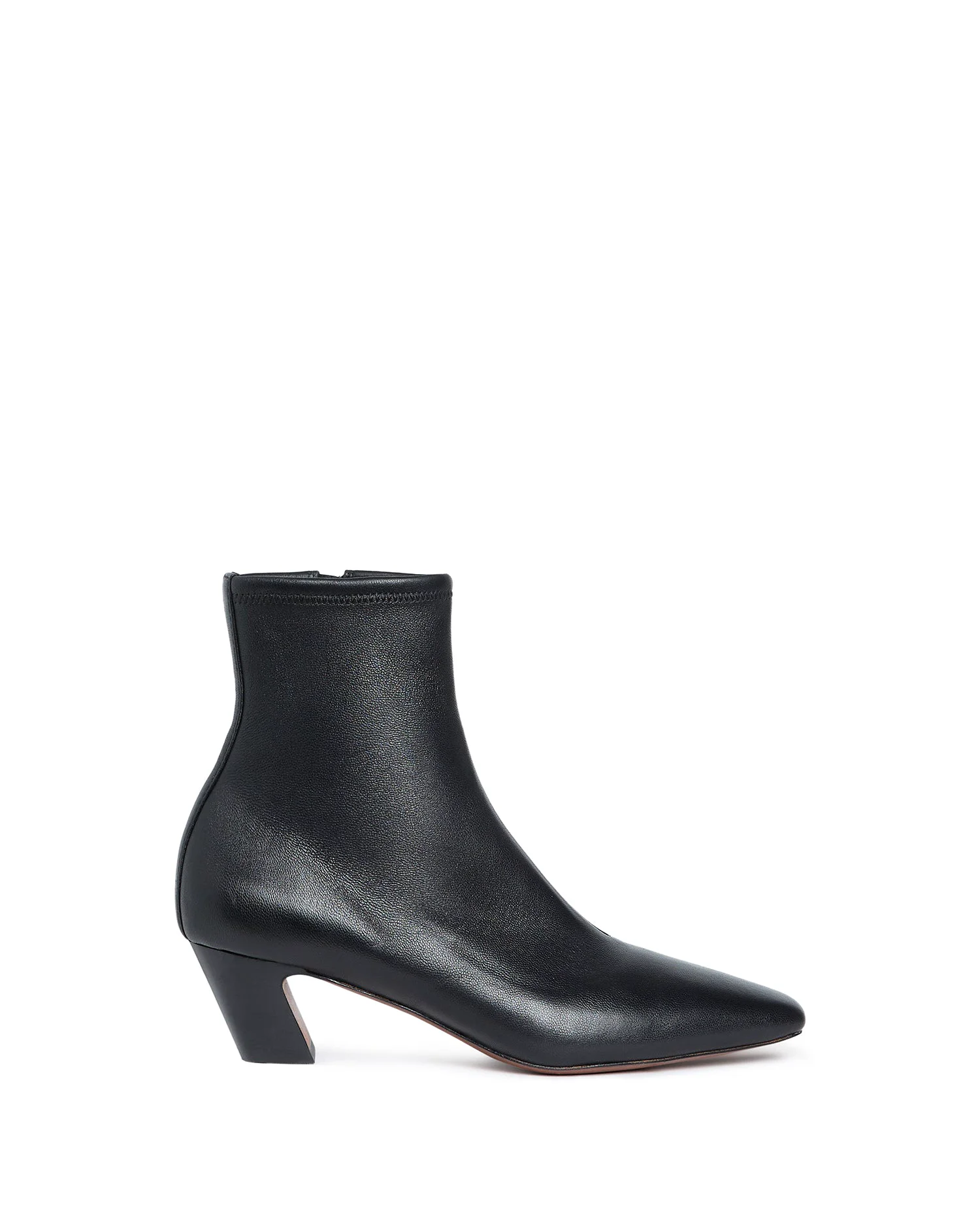 Outstanding Loeffler Randall Doria Kicked Heel Ankle Boot in Black Premium Material