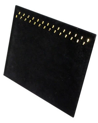 Crafted Velvet Easel Necklace Chain Holder Holding Jewelry Storage Display Rack Store Authentic