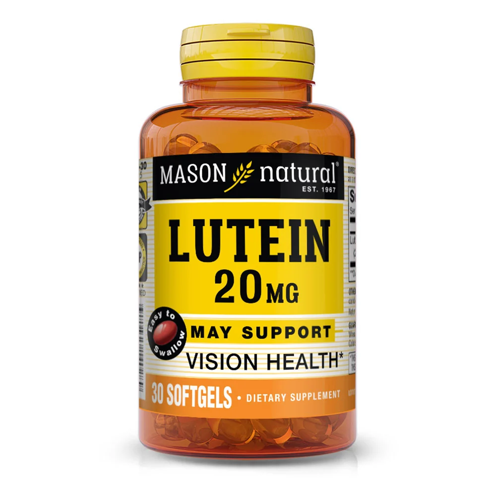 Elite Mason Natural Lutein 20Mg Antioxidant Capsules Extra Strength - 30 Ea Dependable