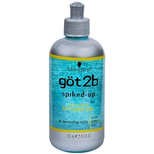 Secure Got2B Spiked-Up Styling Gel - 8.5 Oz Premium
