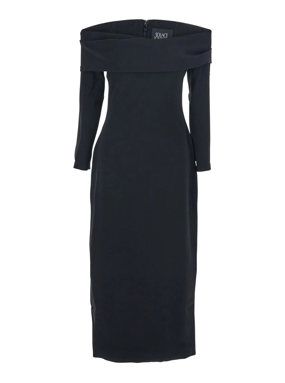 Flexible 'Yuni' Black Dress With Square Neckline Advanced