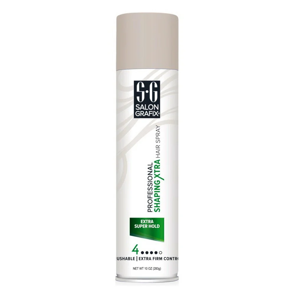 Selected Salon Grafix Professional Shaping Hair Spray Extra Super Hold - 10 Oz Flexible