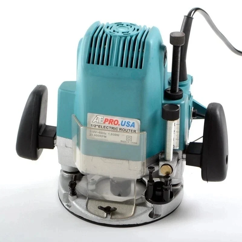Responsible 3 Hp 1 2 Electric Plunge Router Tool for Wood Natural
