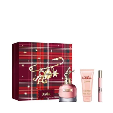 Durable Jean Paul Gaultier Scandal 3 Pcs Set For Women 2.7 Eau De Parfum Spray 0.34 Eau De Parfum Spray 2.5 Body Lotion Innovative